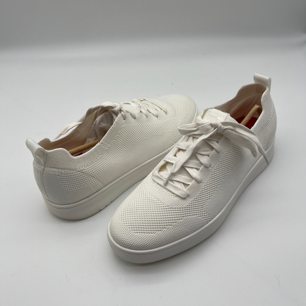 FitFlop Rally Multi-Knit Sneakers‎ White DQ4-024 Mens US 10 UK 9 EU 43